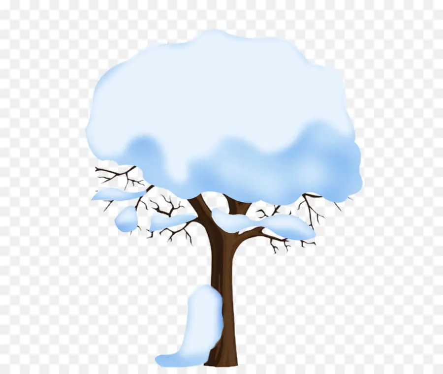 Arbre Enneigé，Hiver PNG