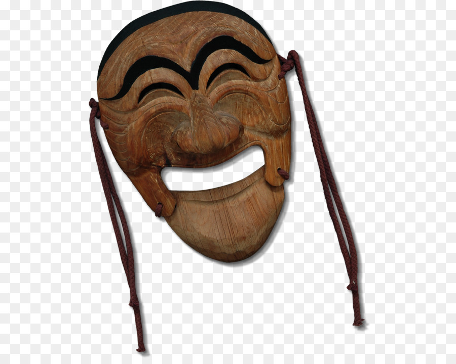 Masque En Bois，Sculpté PNG