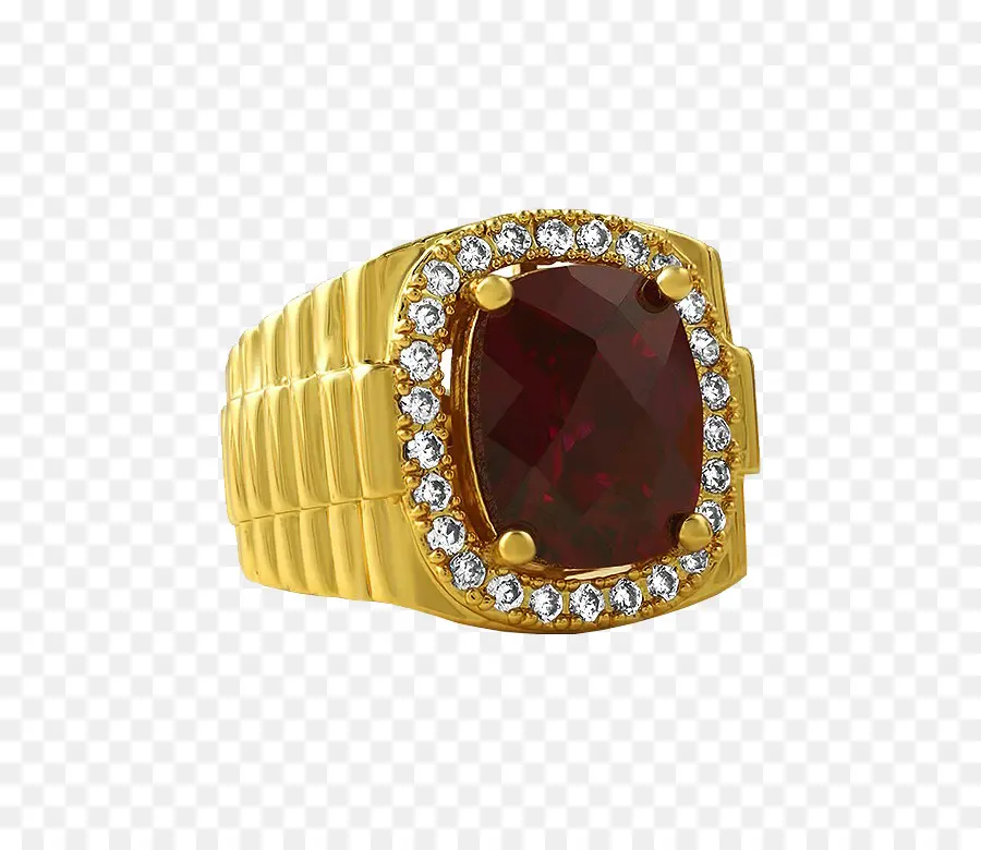 Bague En Or，Gemme PNG