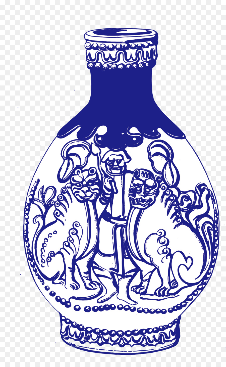 Vase，Bleu PNG