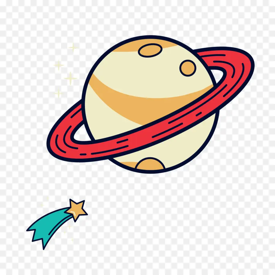 Dessin Animé，Saturne PNG