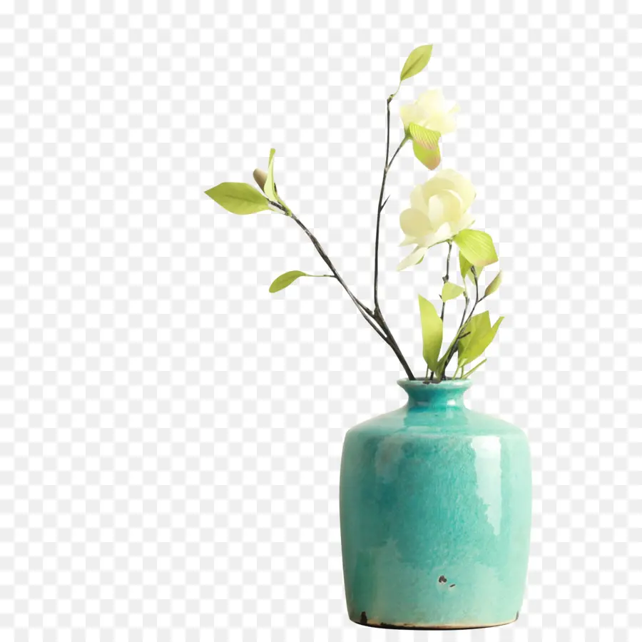 Vase，Bleu PNG