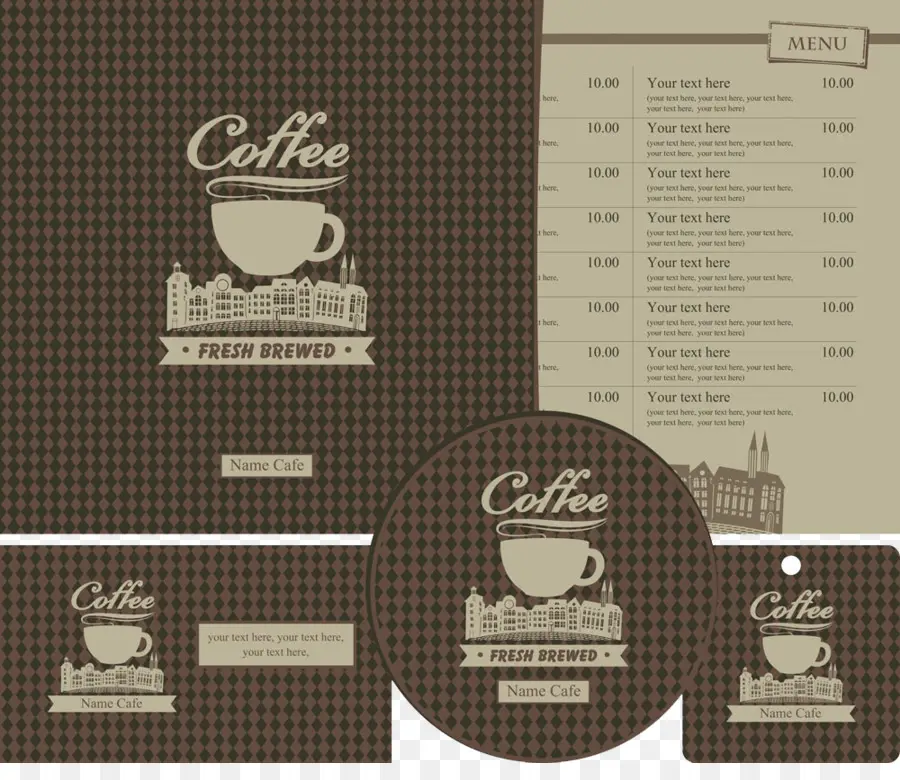 Café，Menu PNG