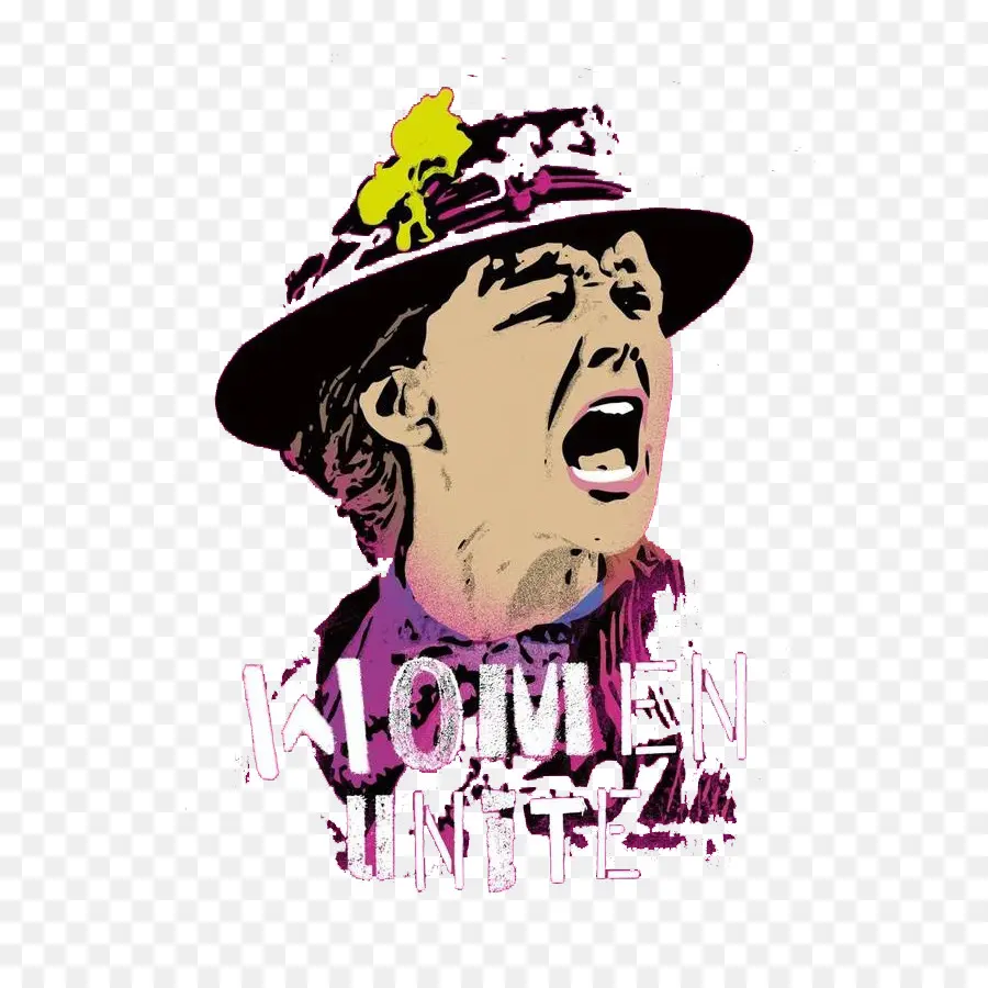 Femme Criant，Chapeau PNG