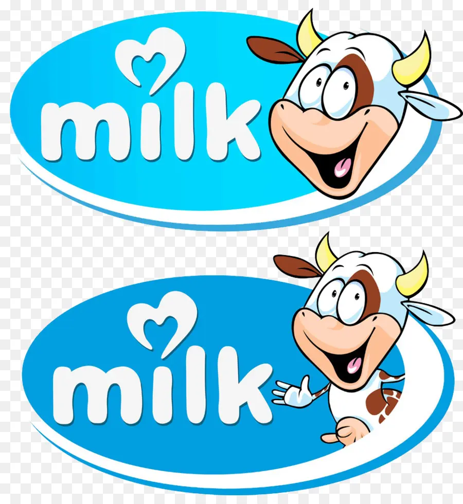 Logo Du Lait，Vache PNG