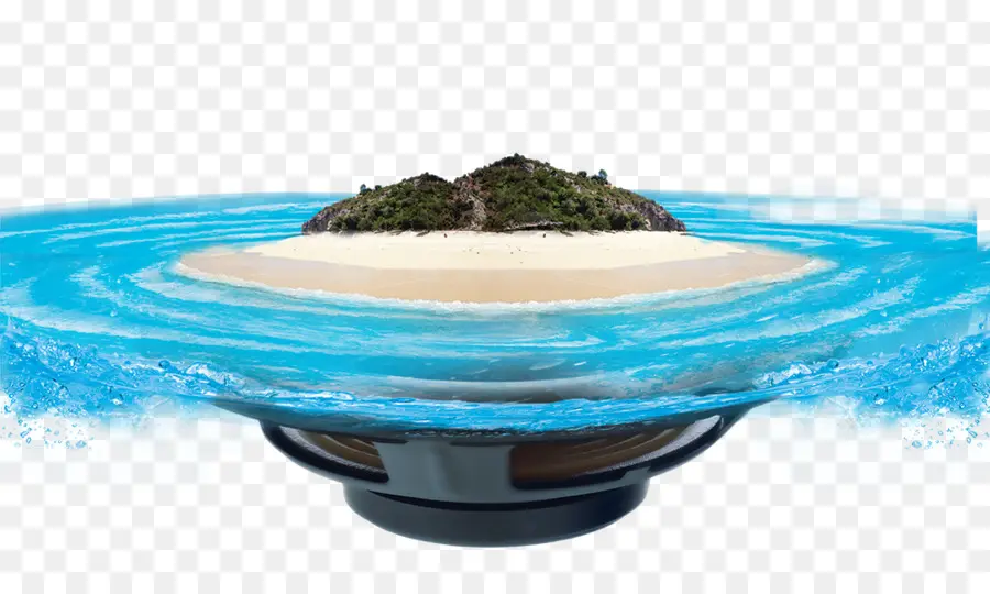 Île，Eau PNG