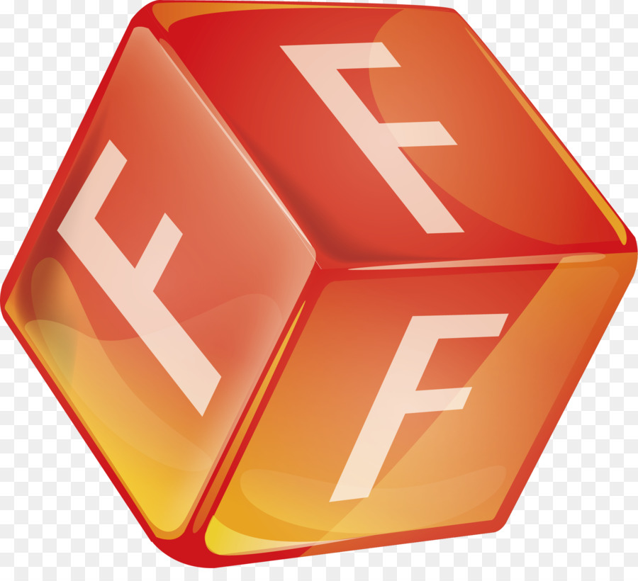 Cube Rouge，Lettre F PNG