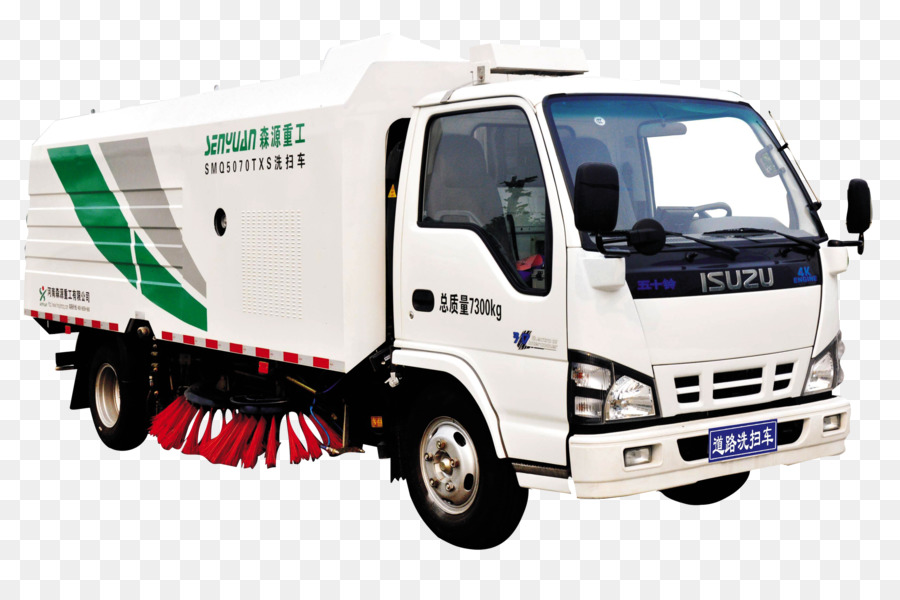 Camion，Balayeuse De Rue PNG