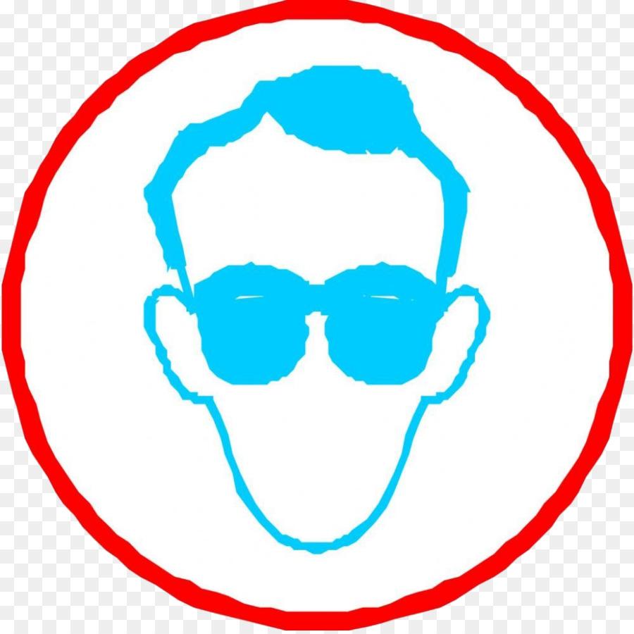 Visage Bleu Avec Des Lunettes，Affronter PNG