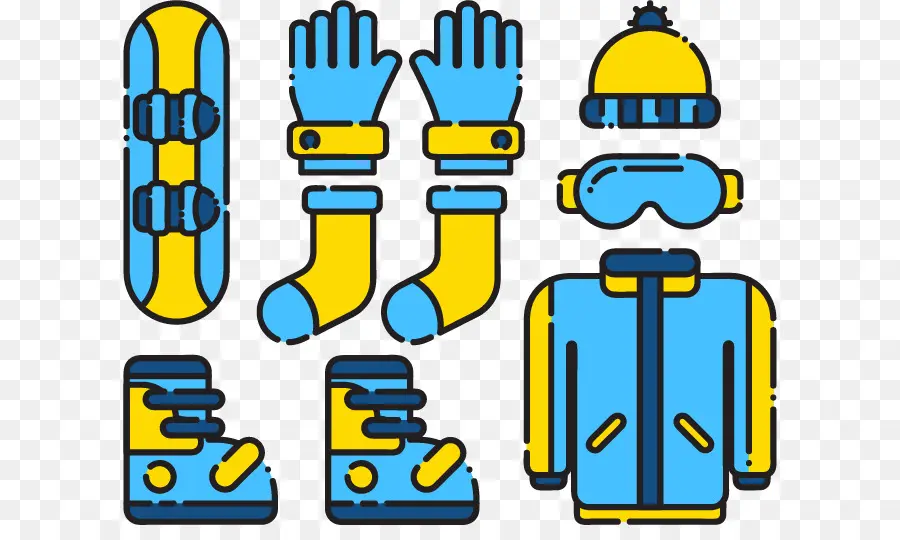 Équipement De Snowboard，Gants PNG