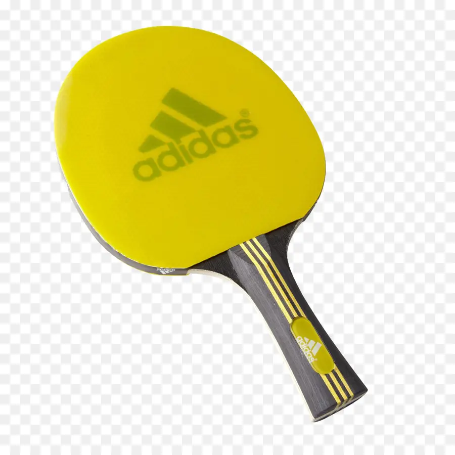 Raquette De Tennis De Table Jaune，Adidas PNG