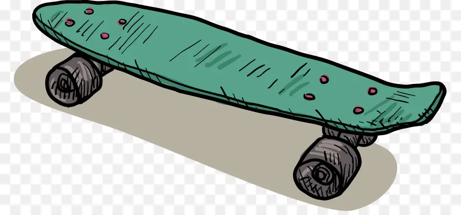 Longboard，Planche à Roulettes PNG