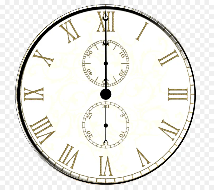 Horloge，Chiffres Romains PNG