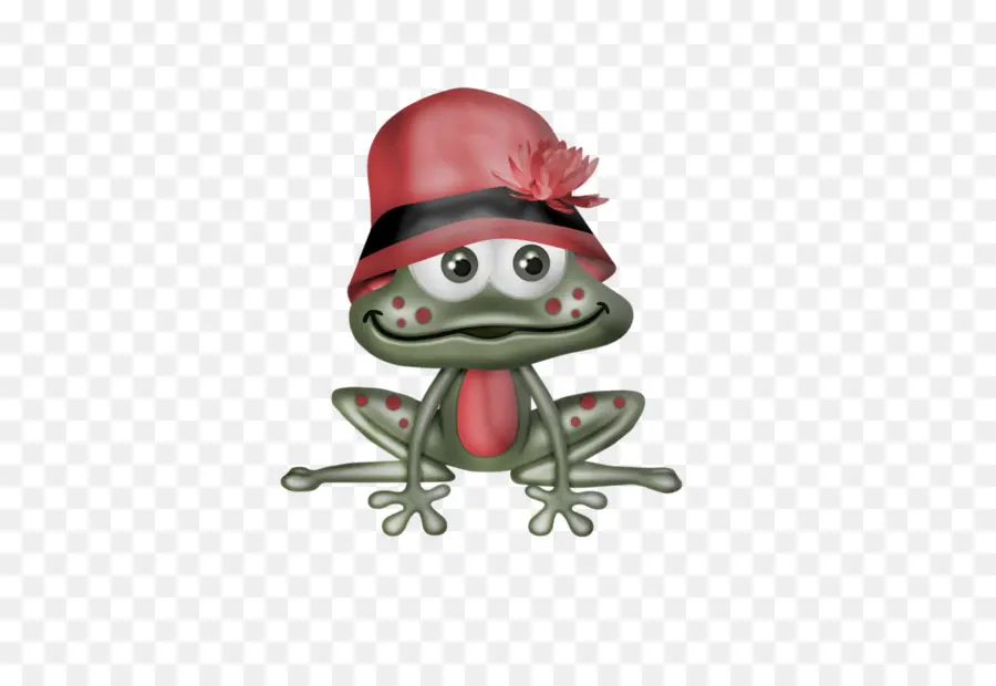 Grenouille Avec Chapeau，Amphibie PNG