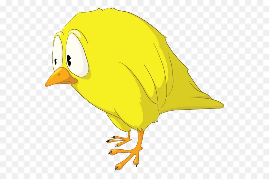 Oiseau Jaune，Dessin Animé PNG