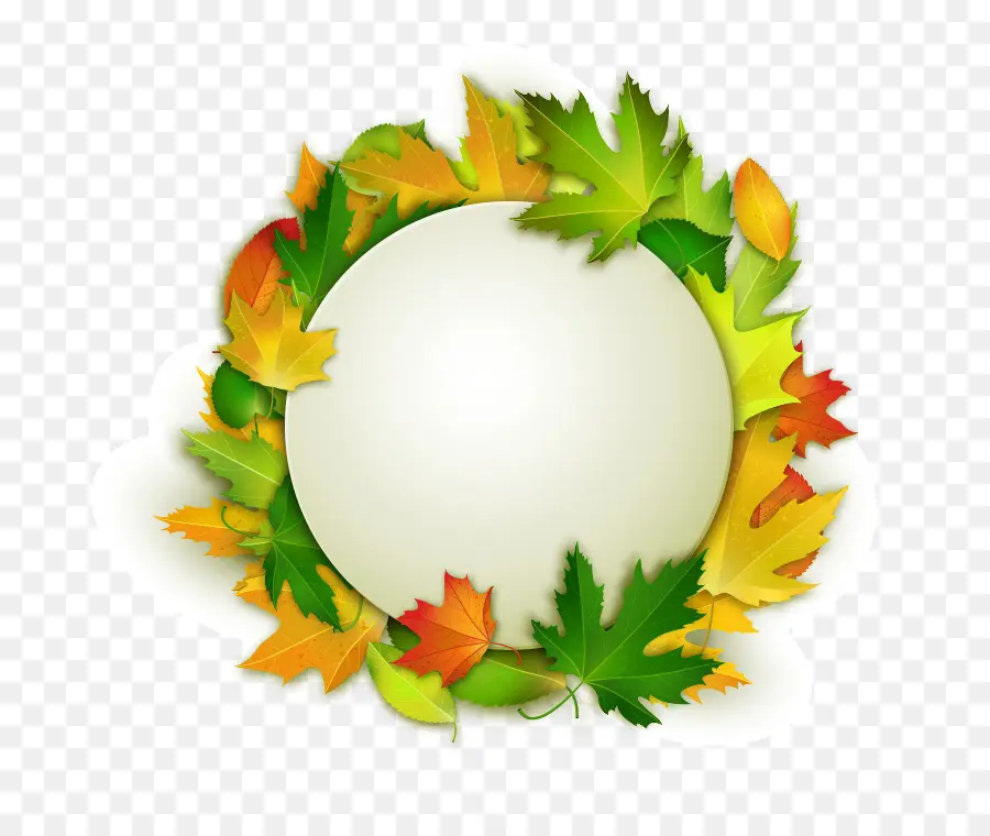 Cadre De Feuilles D'automne，Feuilles PNG