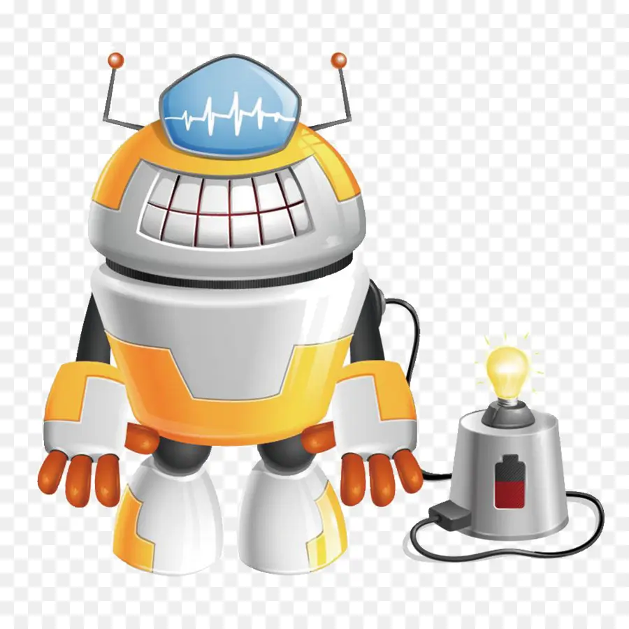 Robot，Chargeur De Batterie PNG