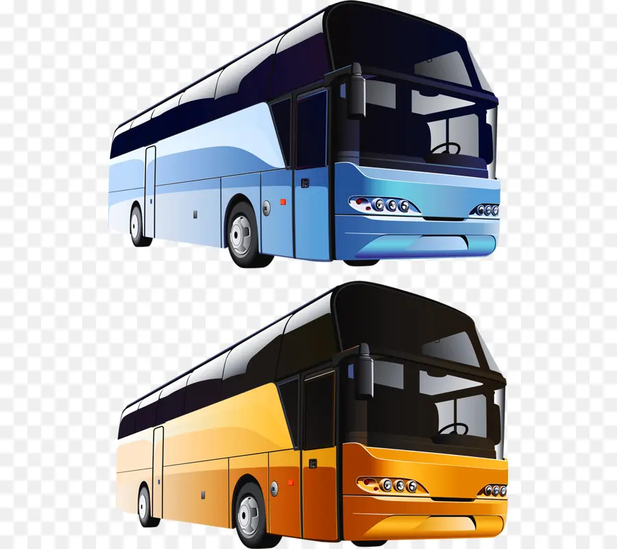 Autobus Touristiques，Autobus Bleu PNG