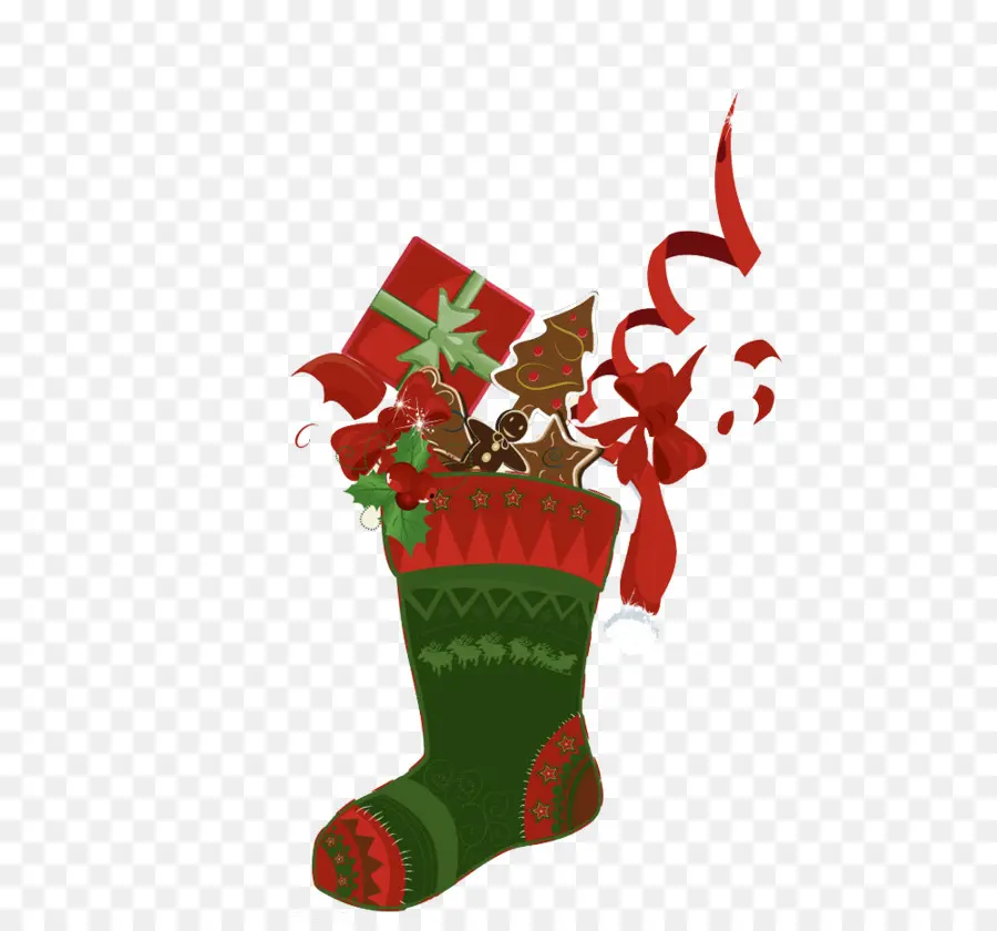 Noël，Chaussette PNG