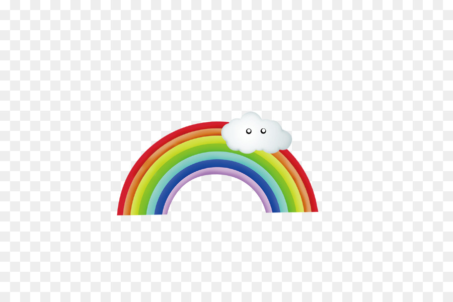 Arc En Ciel Et Nuage，Ciel PNG