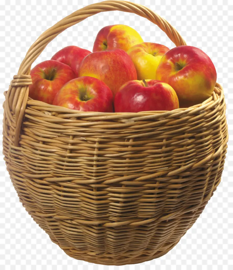 Panier De Pommes，Fruit PNG