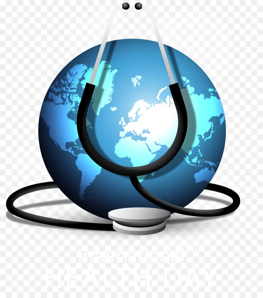 Terre Avec Stéthoscope，Globe PNG