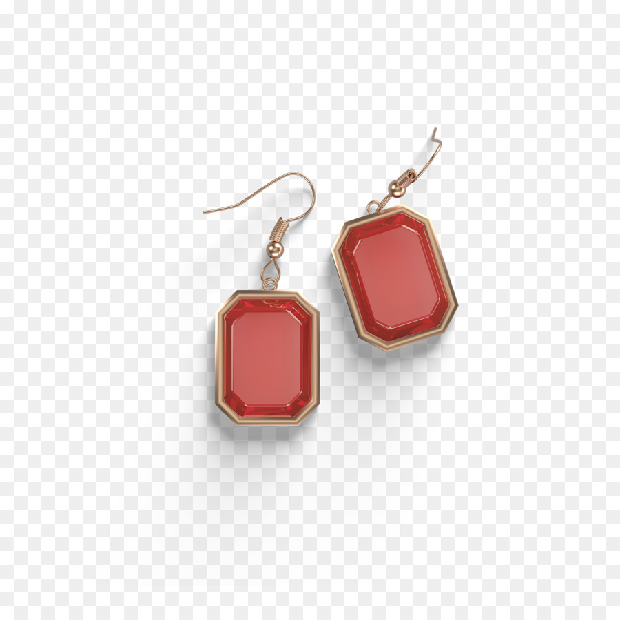 Boucles D'oreilles，Rouge PNG