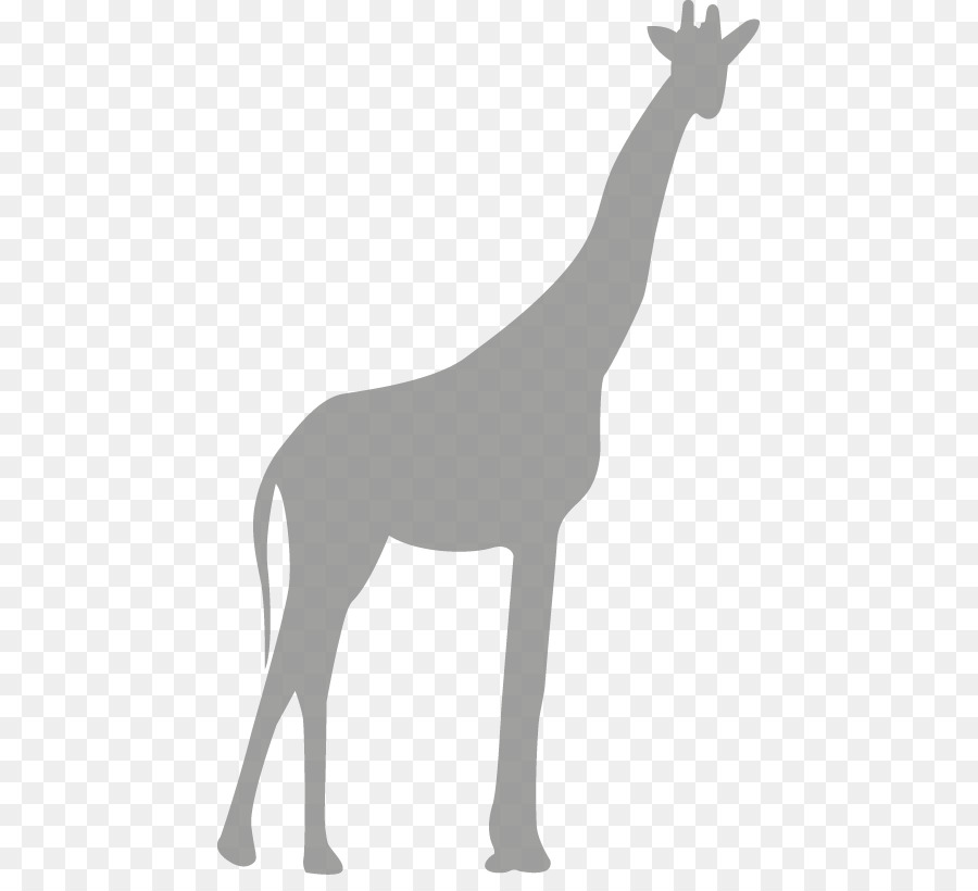 Girafe Bleue，Silhouette PNG