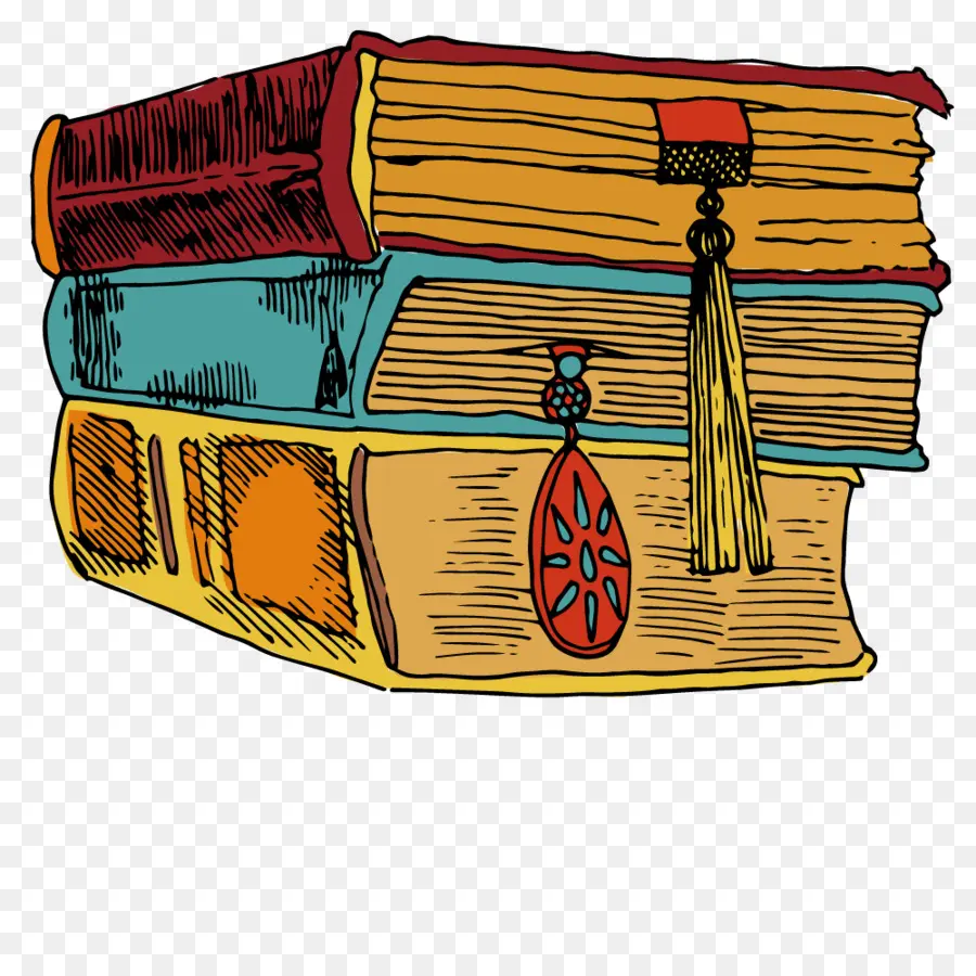 Pile De Livres，En Lisant PNG