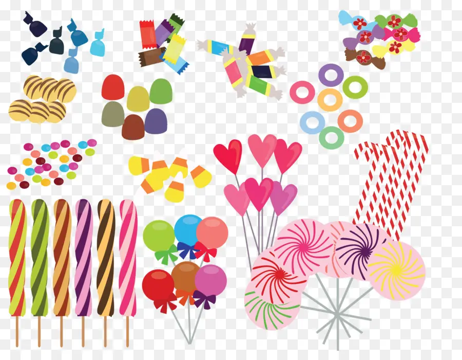 Bonbons，Coloré PNG