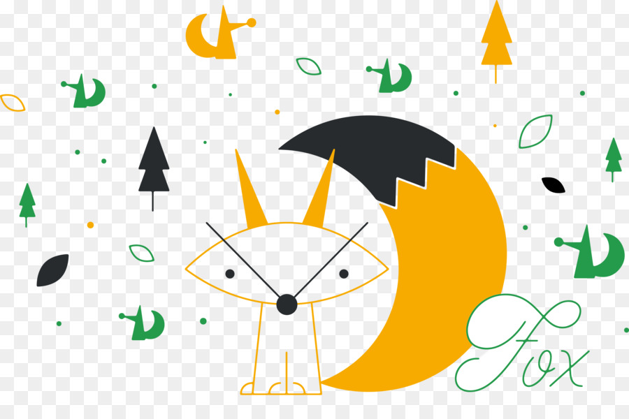 Cartoon Fox，Renard PNG