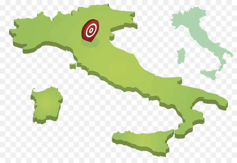 Carte De L'italie，Italie PNG