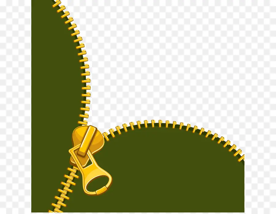 Fermeture éclair Verte，Attache PNG