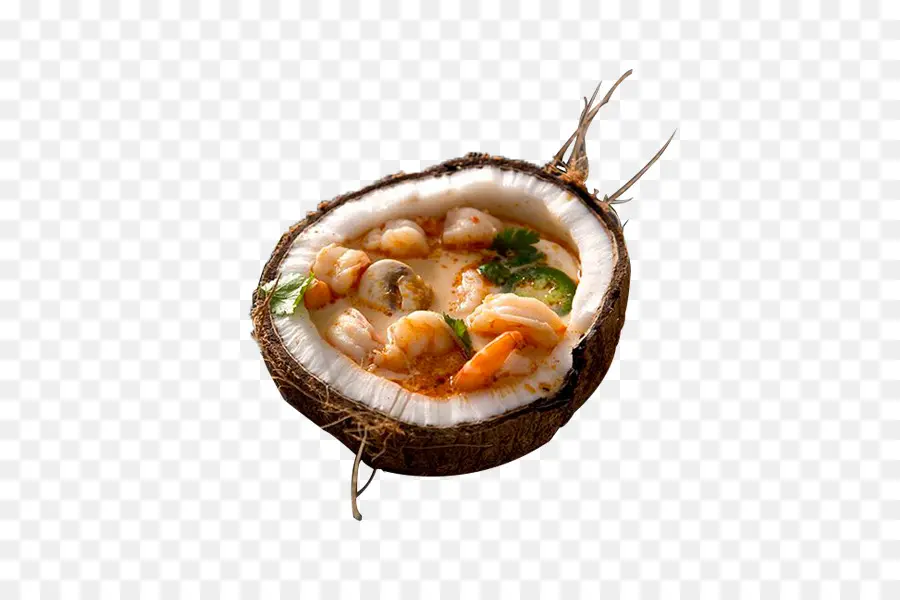 Soupe à La Noix De Coco，Crevette PNG