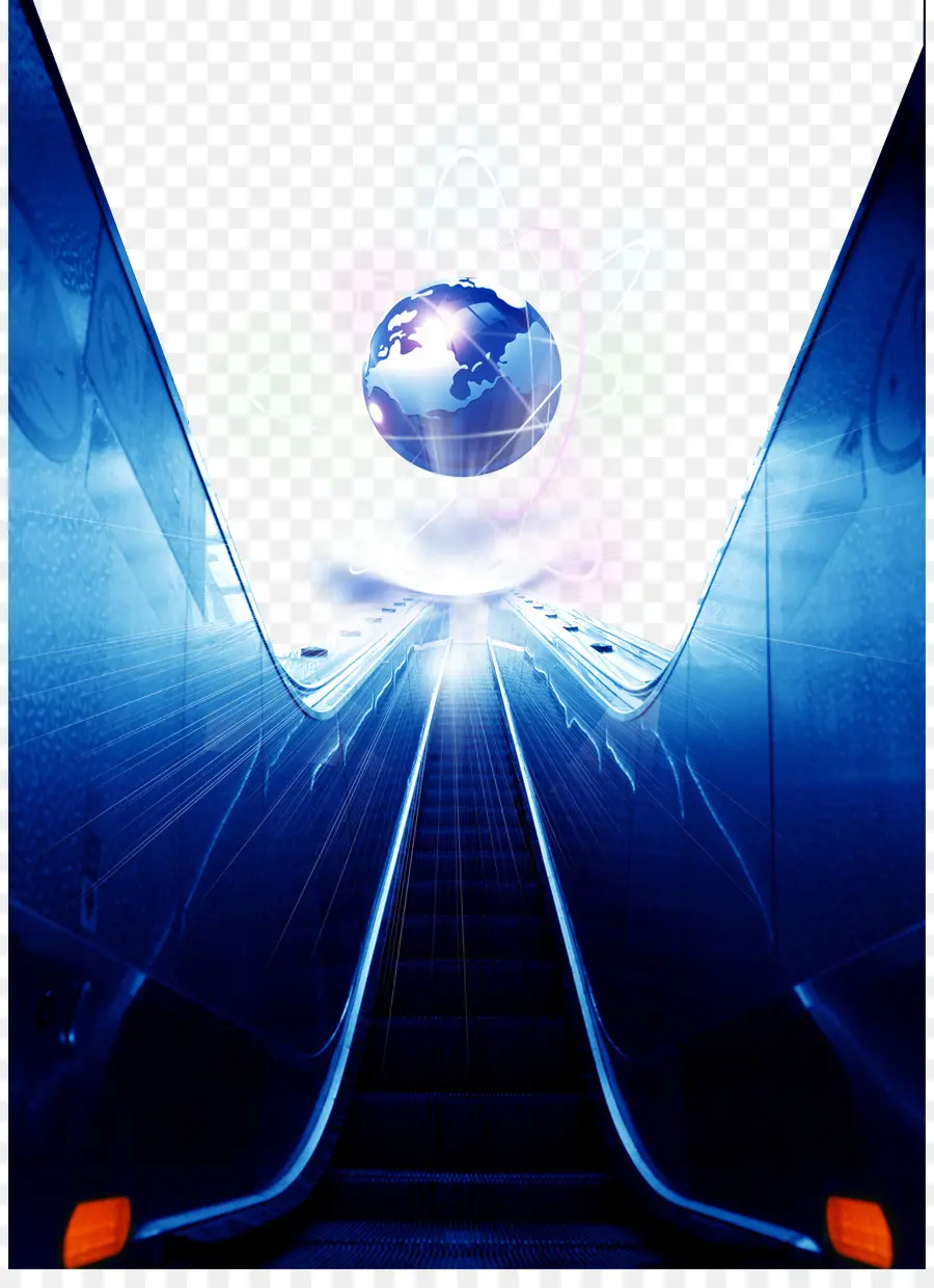 Escalator Avec Globe，Escalator PNG