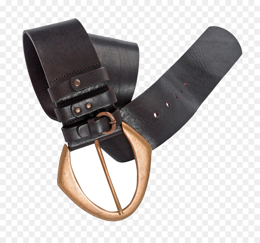 Ceinture En Cuir Noir，Boucle PNG