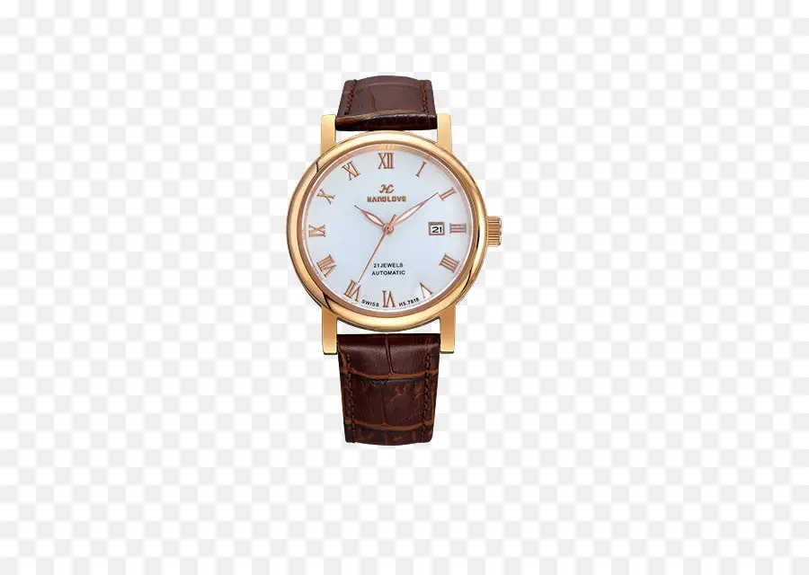 Montre，Bracelet En Cuir PNG