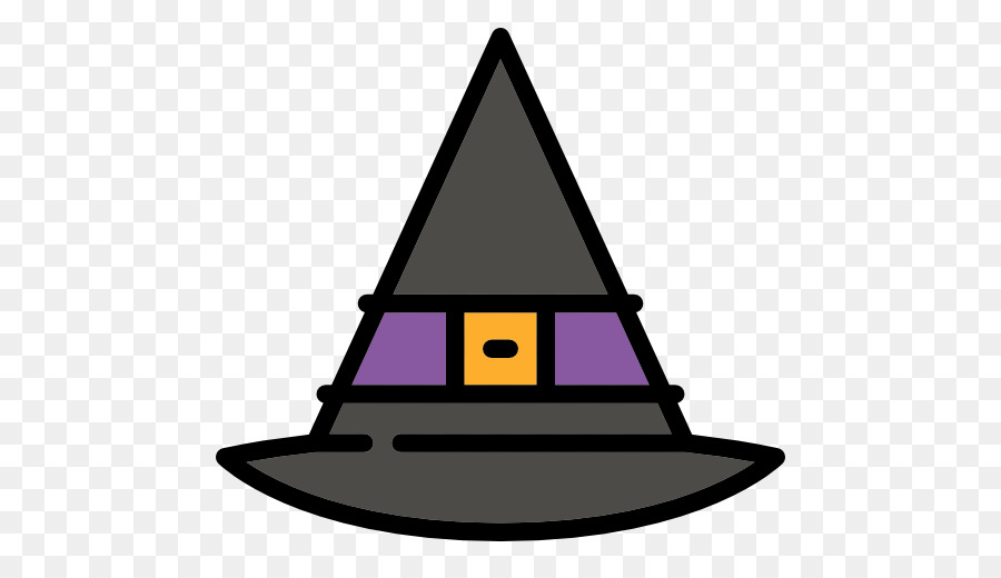 Chapeau De Sorcière，Noir PNG