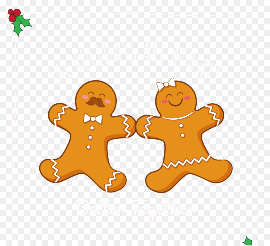 Couple De Pain D'épice，Cookies PNG