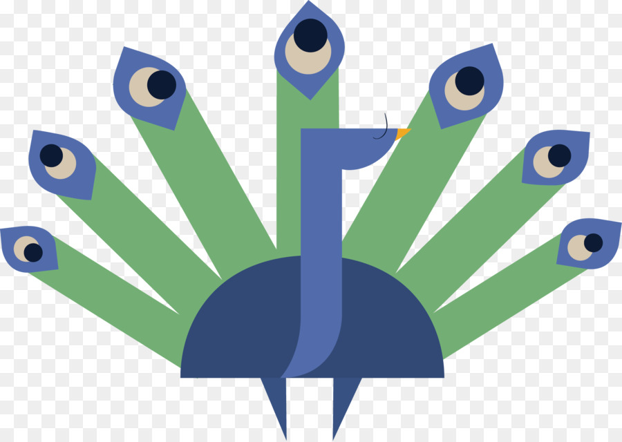 Illustration De Paon，Oiseau PNG