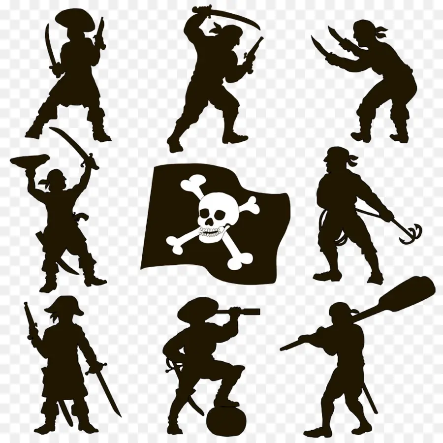 Pirates，Silhouette PNG