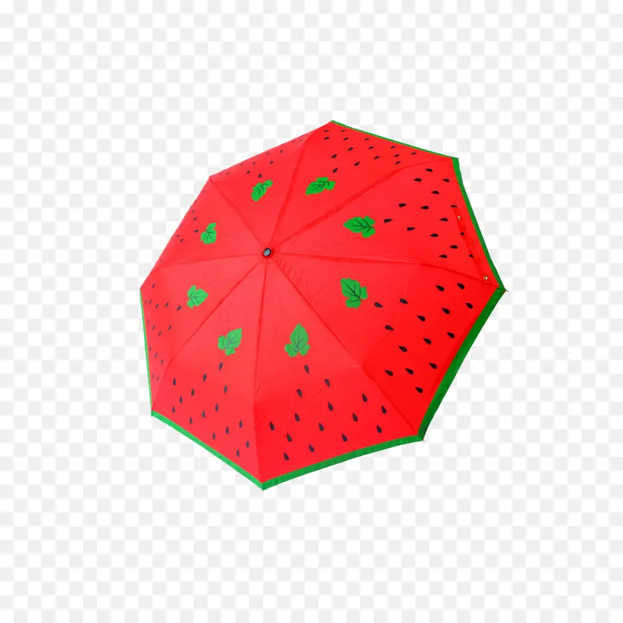 Parapluie Pastèque，Rouge PNG