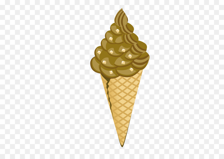 Cornet De Crème Glacée，Service Doux PNG