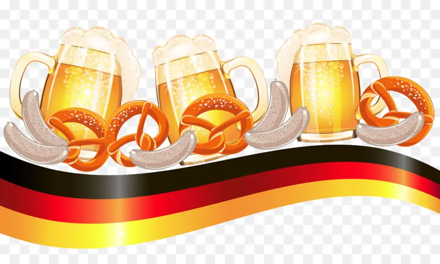 Bière Et Bretzels，Allemagne PNG