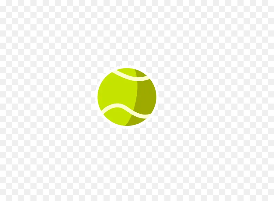 Balle De Tennis，Vert PNG