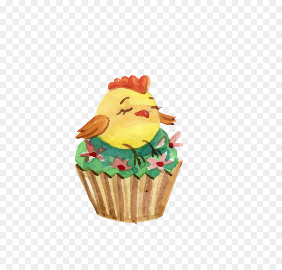 Cupcake Au Poulet，Dessert PNG