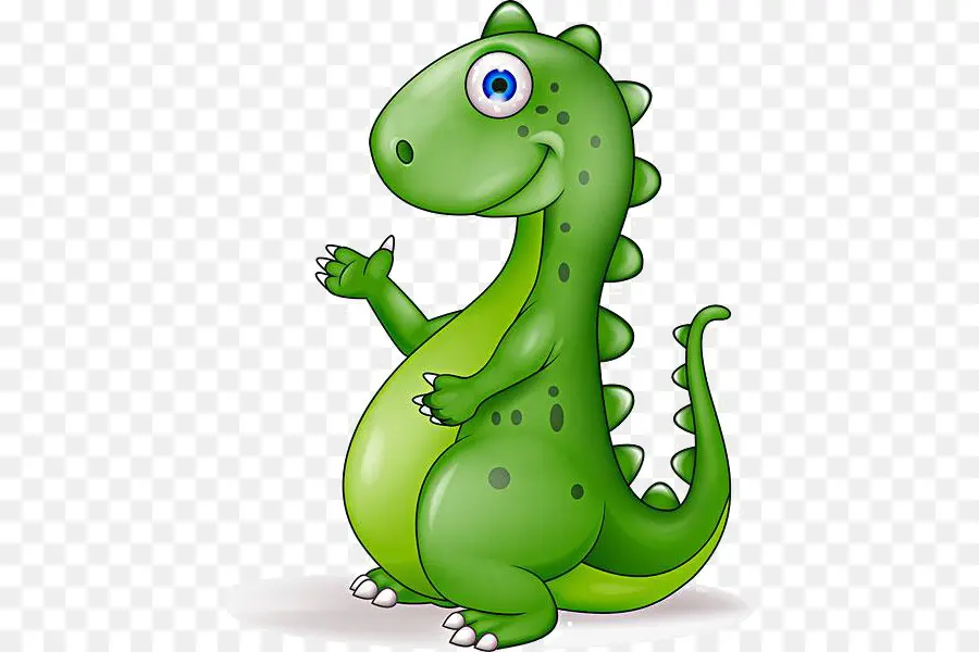 Dinosaure Vert，Dessin Animé PNG