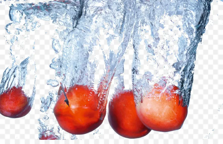 Tomates Dans L'eau，éclabousser PNG