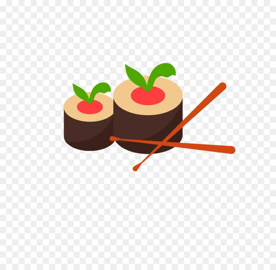 Rouleaux De Sushi，Baguettes PNG