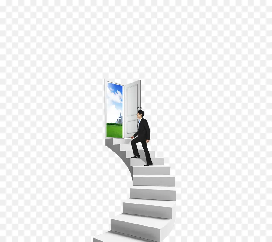 Homme Montant Les Escaliers，Escaliers PNG